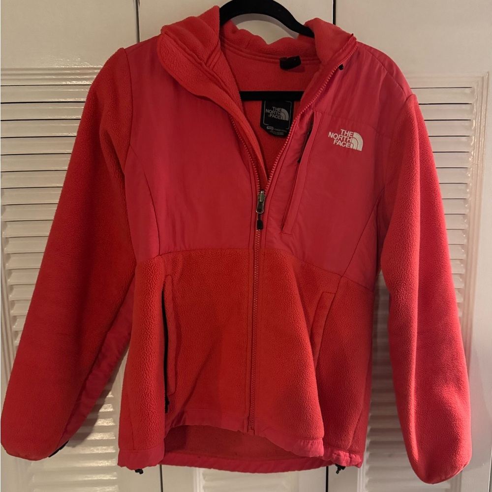 The North Face Pink Full Zip Fleece Polartec Jacket